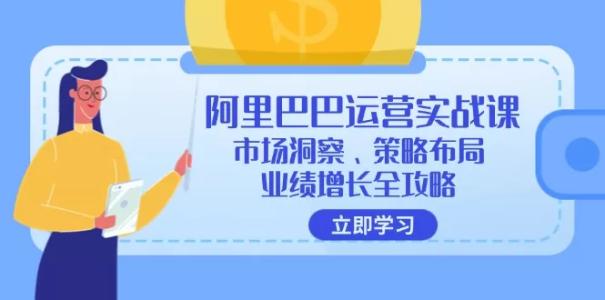 阿里巴巴运营实战课：市场洞察与策略布局，驱动业绩增长全攻略
