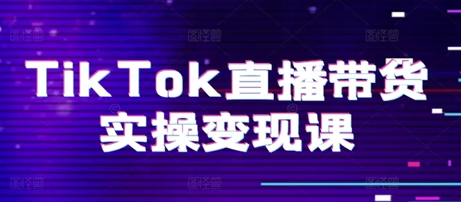 TikTok直播带货实操变现课：系统起号与科学复盘完整指南
