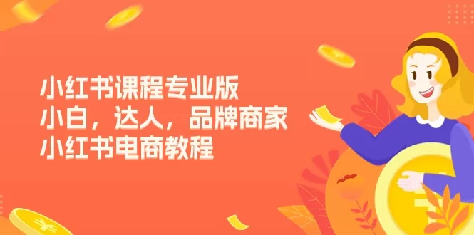 小红书电商教程15节:从入门到精通,小白与商家必备运营指南