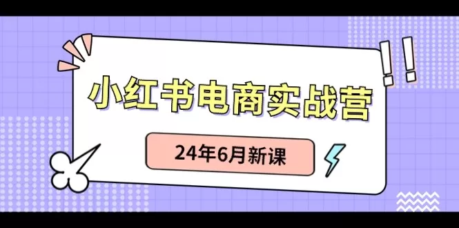 小红书电商实战营：笔记带货与无人直播新手速成指南