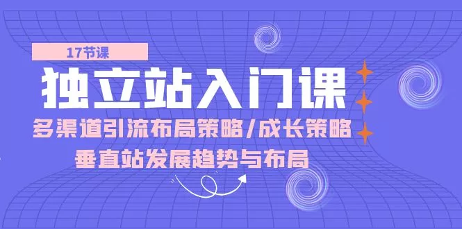 独立站入门课：多渠道引流布局与成长策略全解析