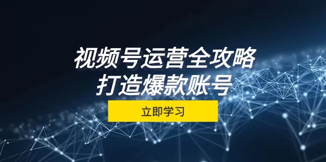 视频号运营全攻略：从定位到成交的核心秘诀与爆款打造方法