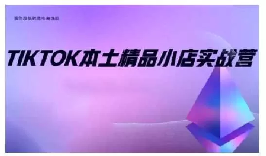 TikTok本土精品小店出海实战营：从入门到高阶运营全攻略