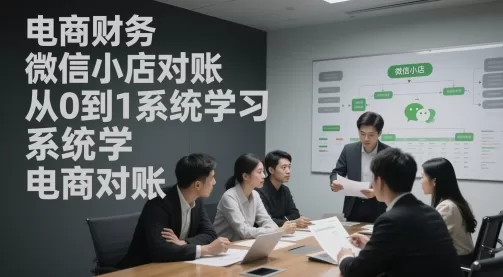 微信小店对账从零到一：电商财务系统学习指南
