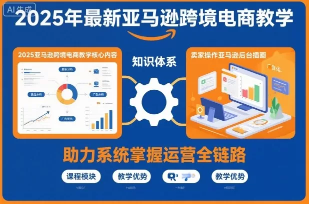 2025亚马逊运营全链路教程:从选品到广告优化的系统培训