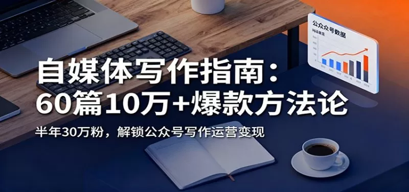 半年60篇10万+爆款,公众号从0到30万粉的写作运营实操课