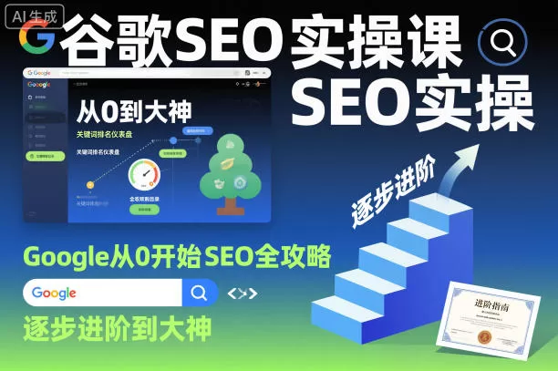 谷歌SEO实操课：从零基础到大神，2026年最新Google SEO全攻略