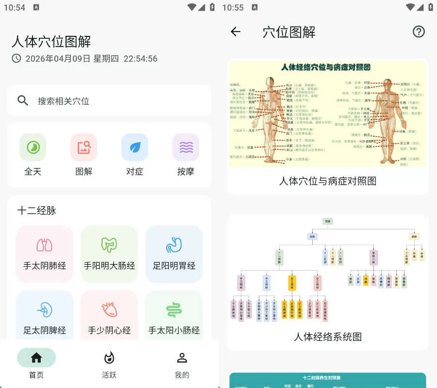安卓人体穴位图解v3.2.0：中医经络穴位查询与养生工具